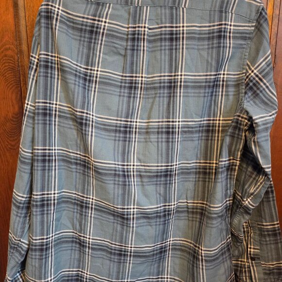 Men's J Crew Double Weave Plaid Shirt - Picture 3 of 3
